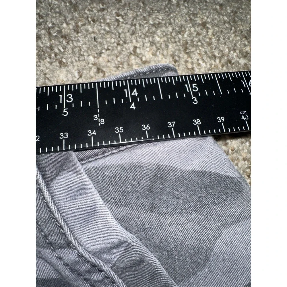 Knox Rose Utility Ankle Pants Womens 10 Gray Camo Mid-Rise Skinny Zip Fly Casual - Picture 6 of 8